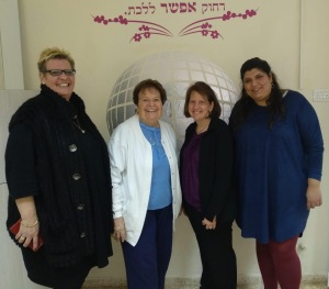 Antje, Janet, Rabbi Wolintz and Rabbi Levy